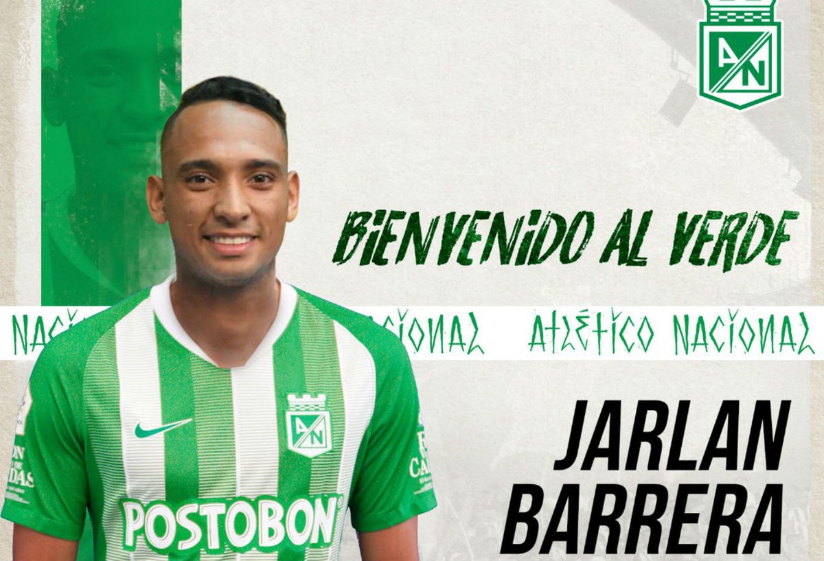 Jarlan Barrera, nuevo jugador de Nacional.
