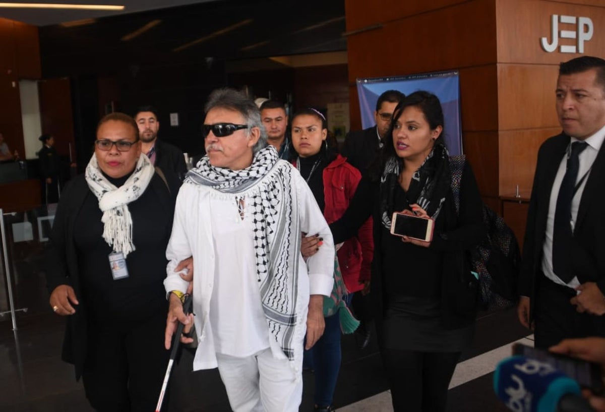 Jesús Santrich así se presentó ante la JEP luego de haberse posesionado como congresista.