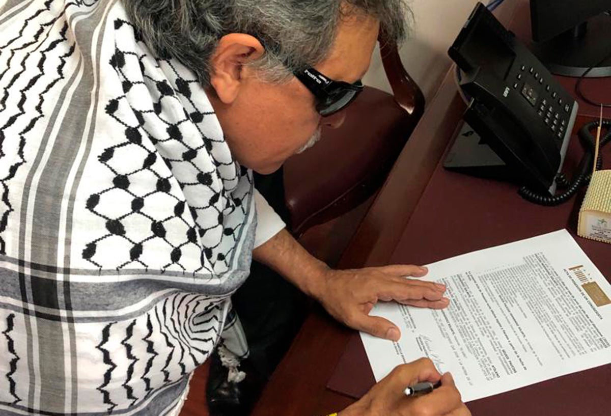 Jesús Santrich, representante a la Cámara por el partido Farc