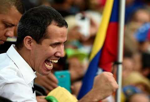 Juan Guaidó, presidente interino de Venezuela