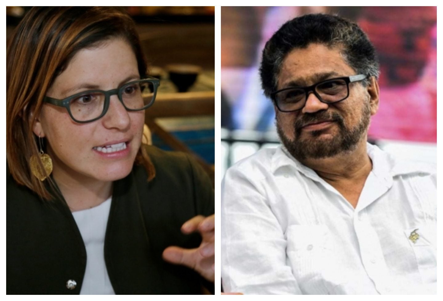 Juanita Goebertus e 'Iván Márquez'