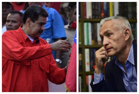 Nicolás Maduro y Jorge Ramos
