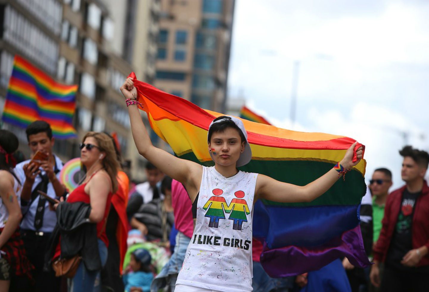 Marcha gay en Bogotá