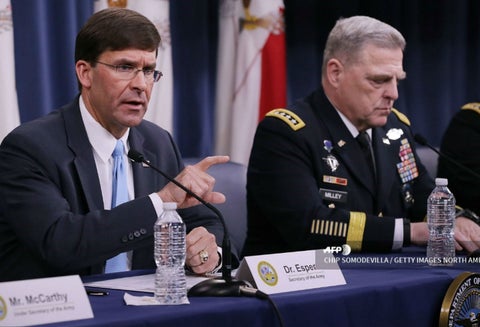 Mark Sper, quedó al frente del Pentágono a partir de este 19 de junio.