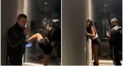 Marcela Reyes en un bochornoso vídeo.