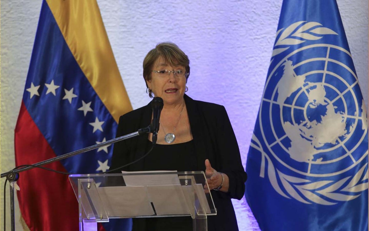La alta comisionada de la ONU para los Derechos Humanos, Michelle Bachelet.