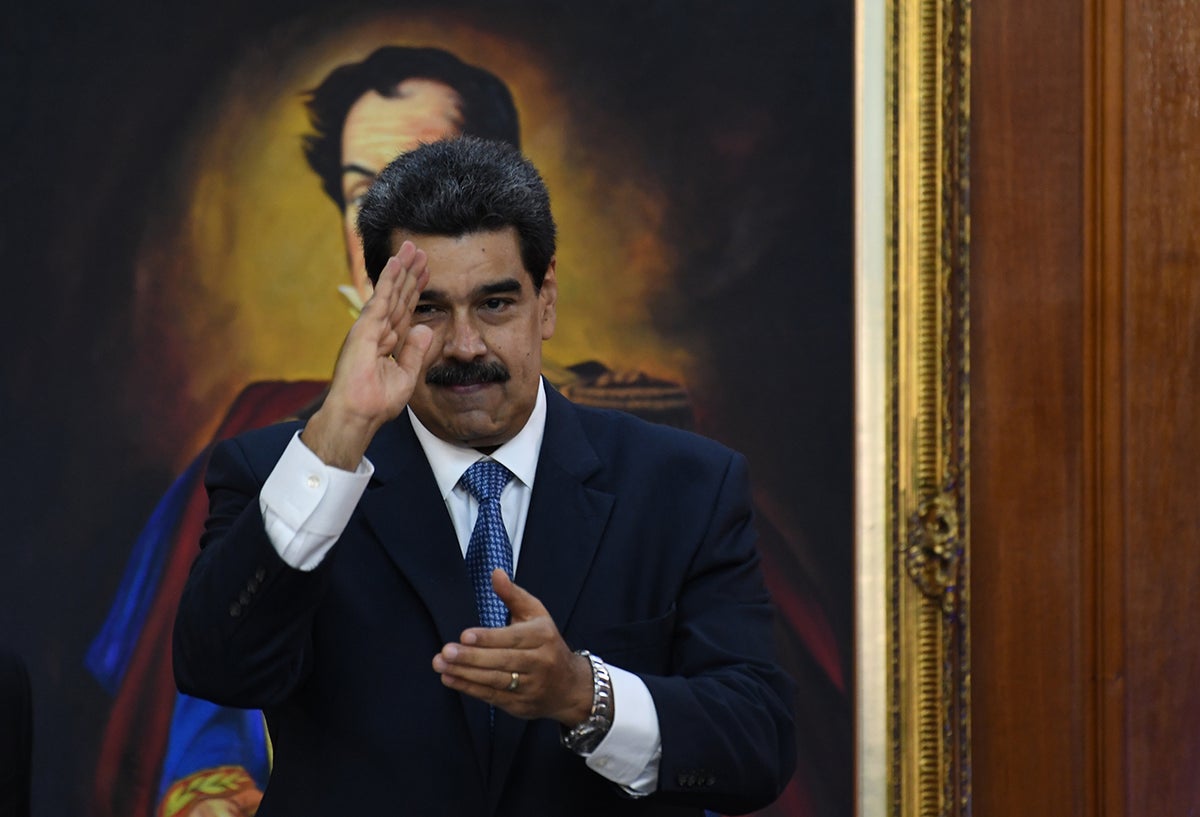 Nicolás Maduro, líder del régimen venezolano, en Caracas