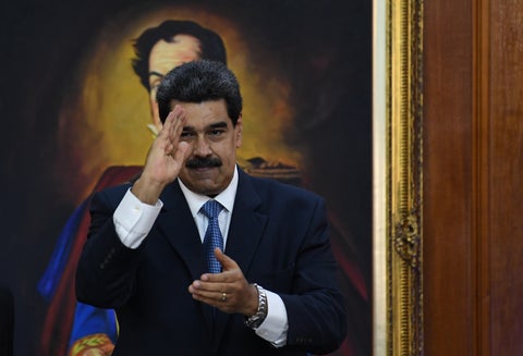 Nicolás Maduro, líder del régimen venezolano, en Caracas