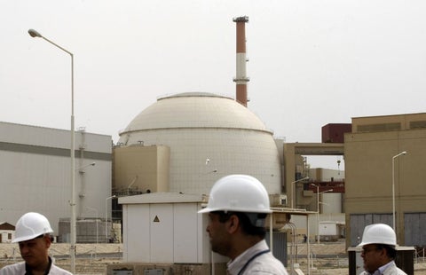 Planta energía nuclear en Irán