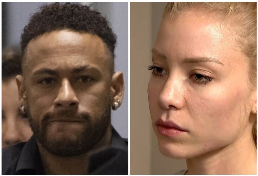 Neymar y Najila Trindade