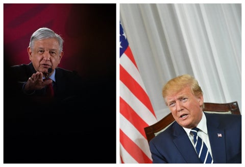 López Obrador y Trump