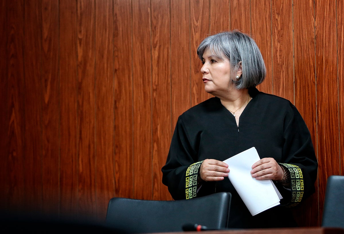 Patricia Linares, presidenta de la JEP