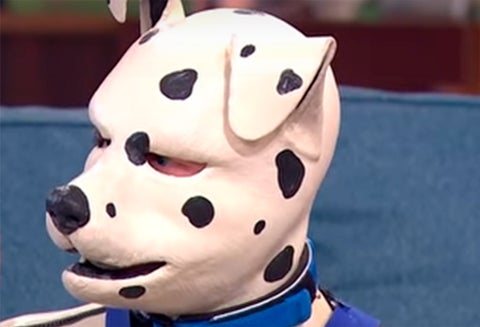 Tom Peters en su rol de perro dálmata