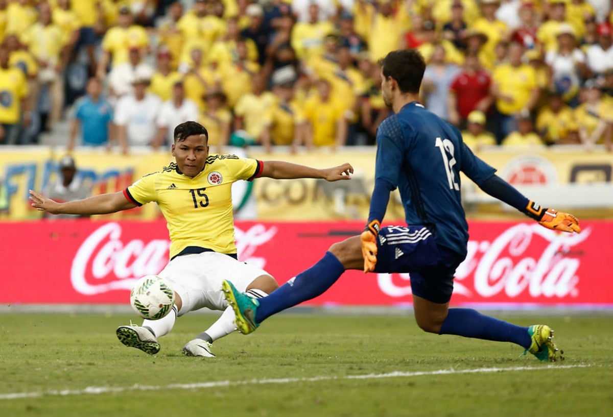 Roger Martínez, jugador de la Selección Colombia