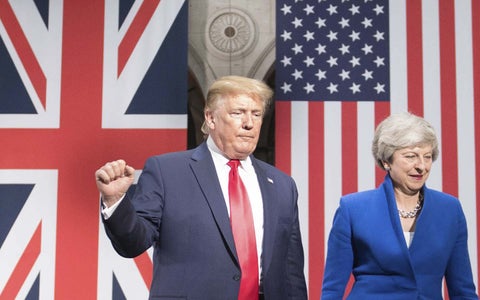 Trump y May
