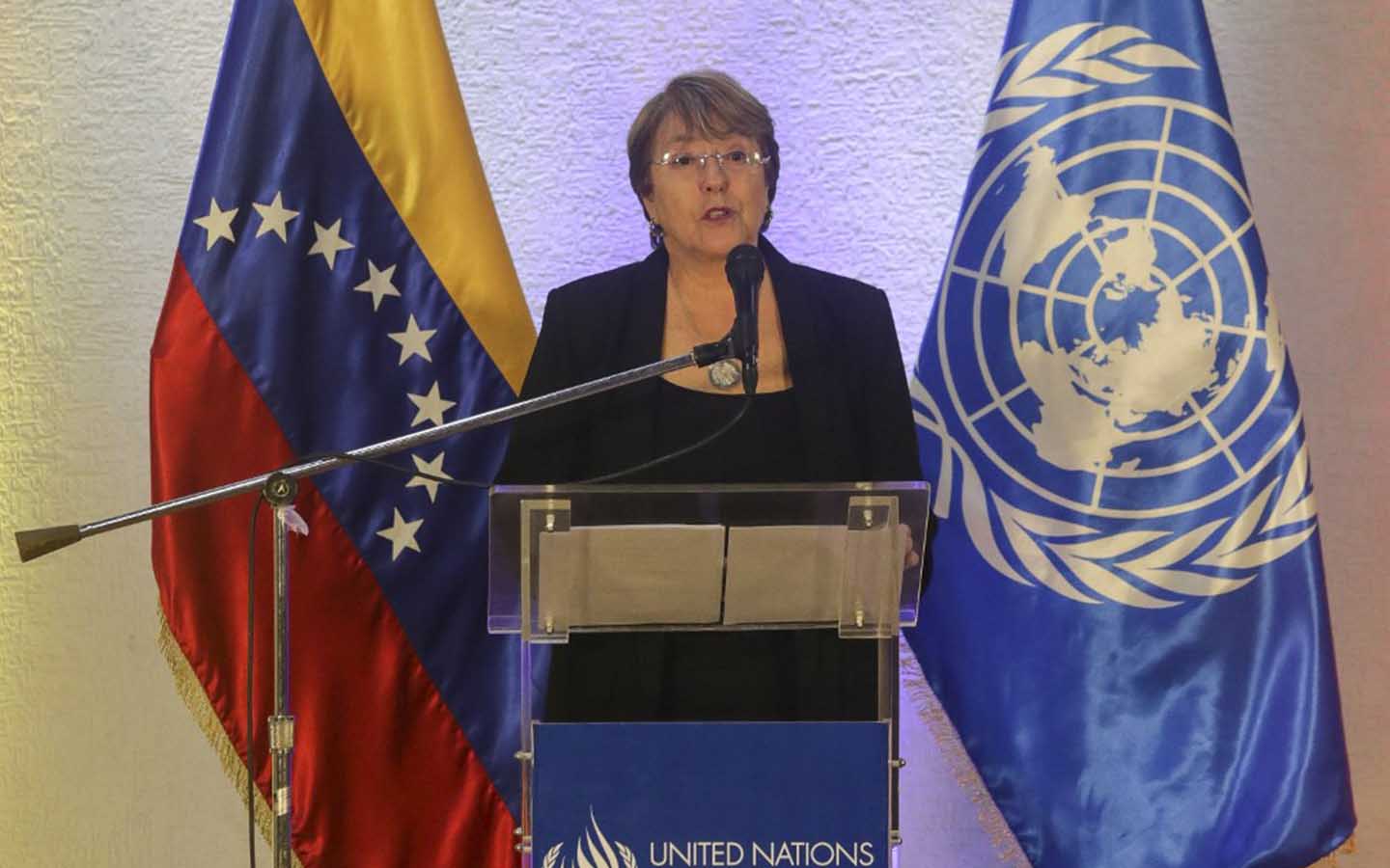 La alta comisionada de la ONU para los Derechos Humanos, Michelle Bachelet.