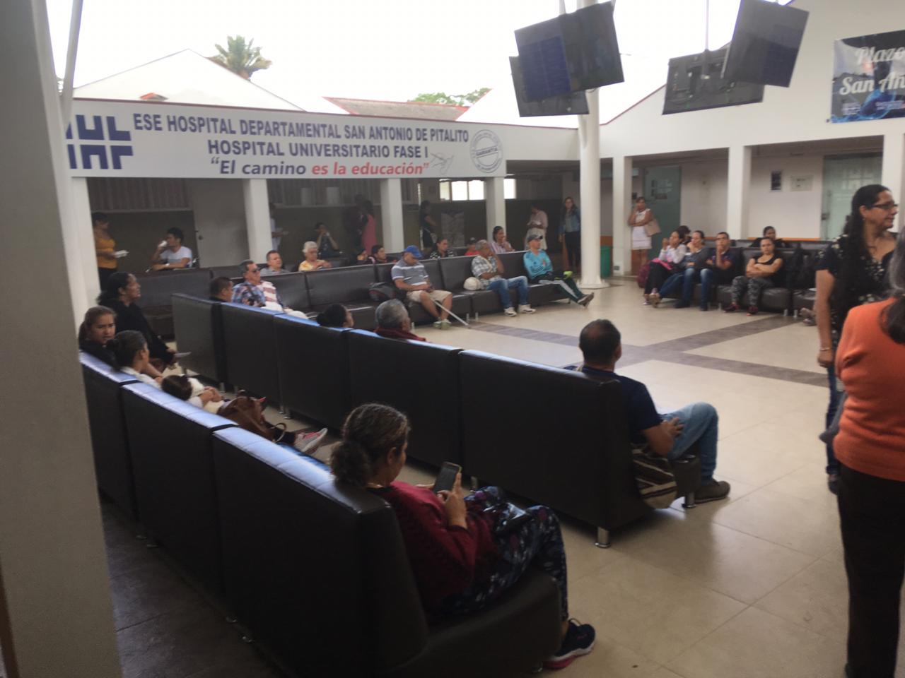 Sala de espera de hospital