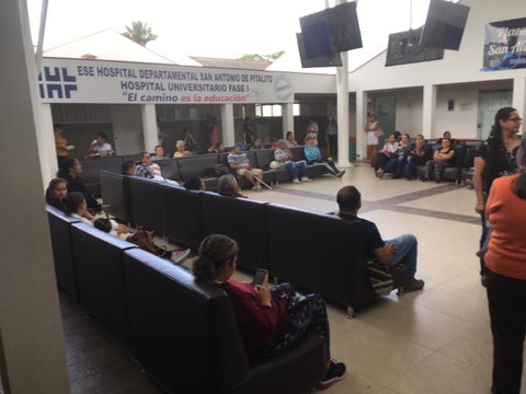 Sala de espera de hospital