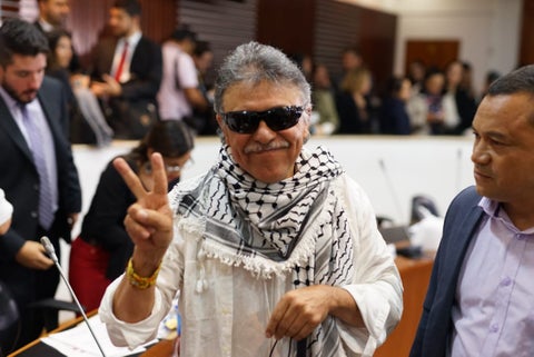 Jesús Santrich en el Congreso