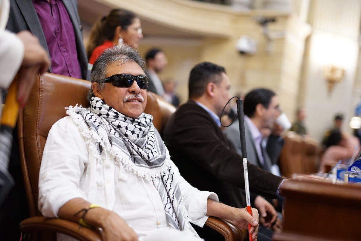 Jesús Santrich asumió como representante en la plenaria de Cámara