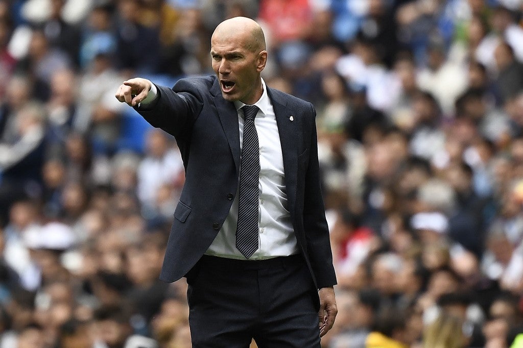 Zinedine Zidane, técnico francés