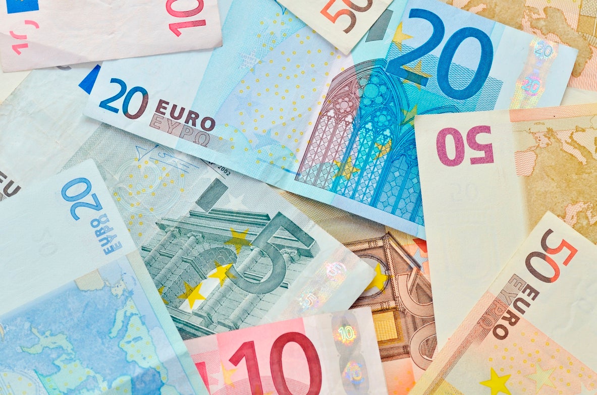 Euros billetes