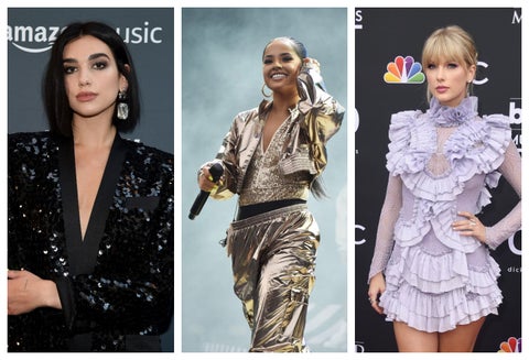 Dua Lipa, Becky G y Taylor Swift