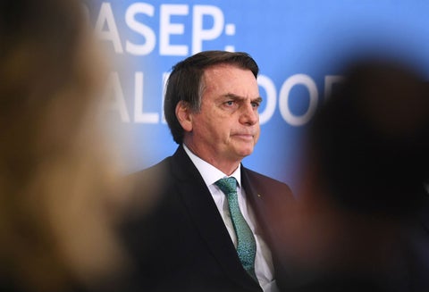 Jair Bolsonaro, presidente de Brasil