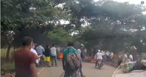 Protesta de campesinos