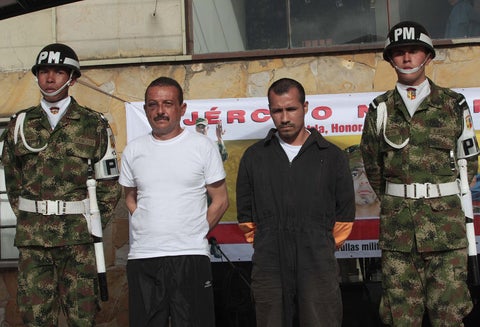 Alias Cesar y alias Gafas, los carceleros de las Farc
