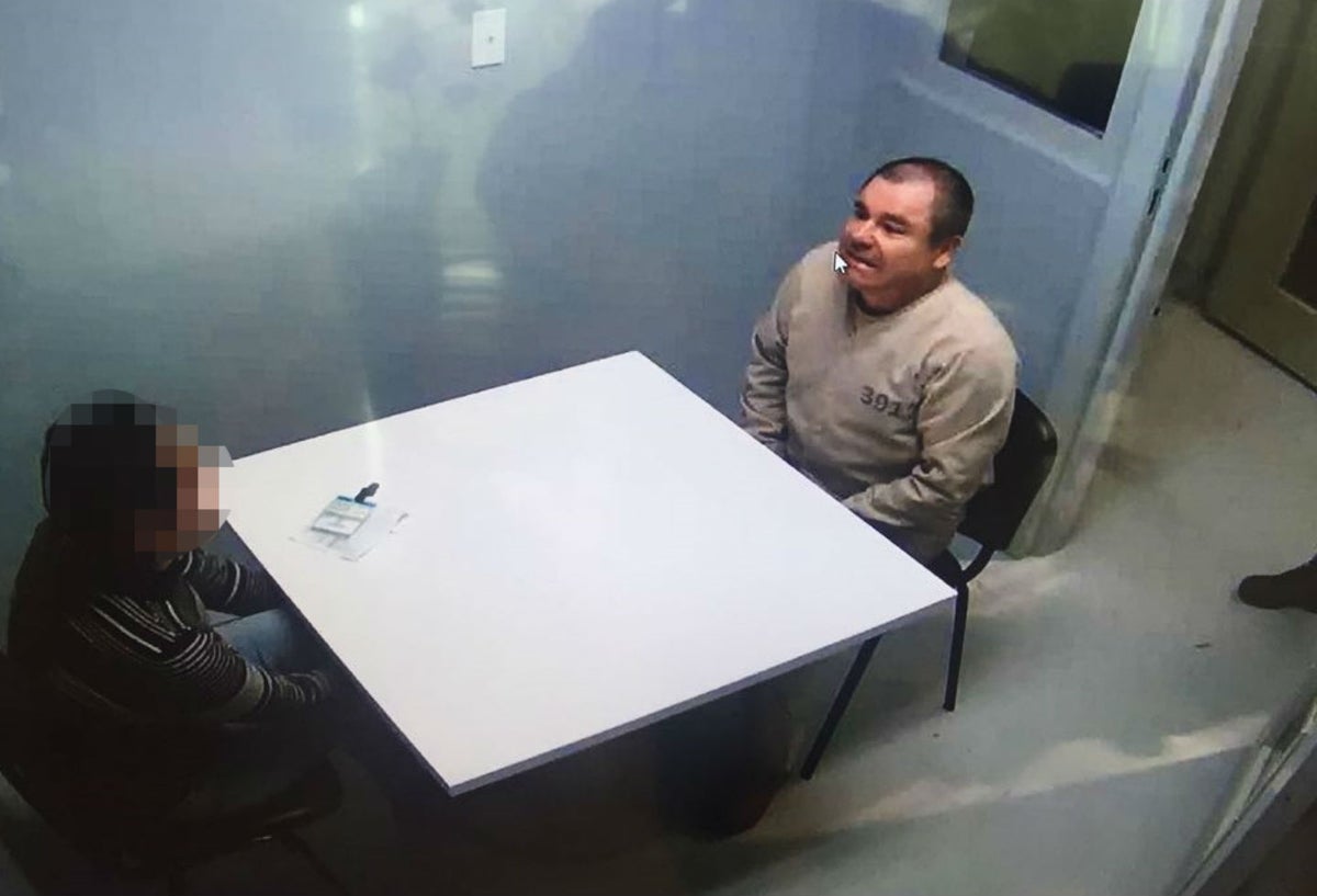 Chapo Guzmán antes de ser extraditado a Estados Unidos