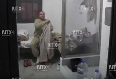 Chapo Guzmán en la cárcel de México
