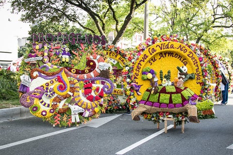 Las silletas de la Feria de las Flores de Medellín