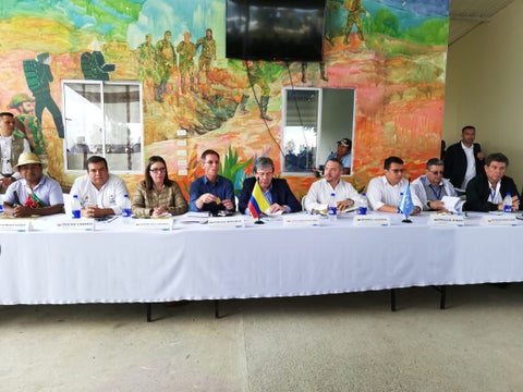 Representantes del Consejo de la ONU en Colombia