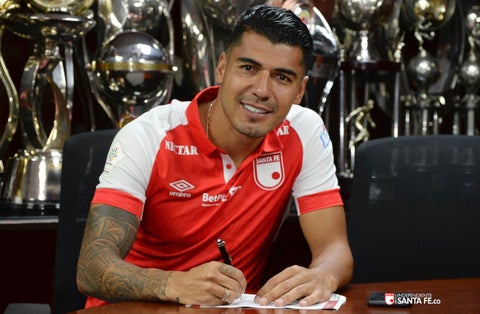 Jefferson Duque, jugador de Santa Fe