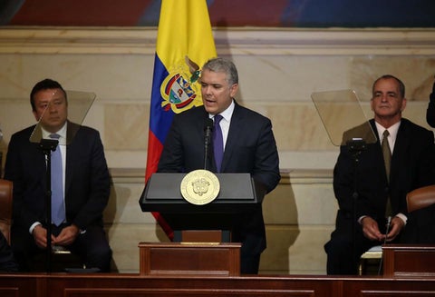 Iván Duque, presidente de la República.