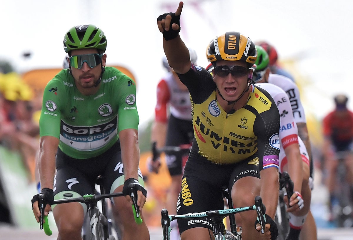 Dylan Groenewegen, ciclista holandés al servicio de Jumbo-Visma
