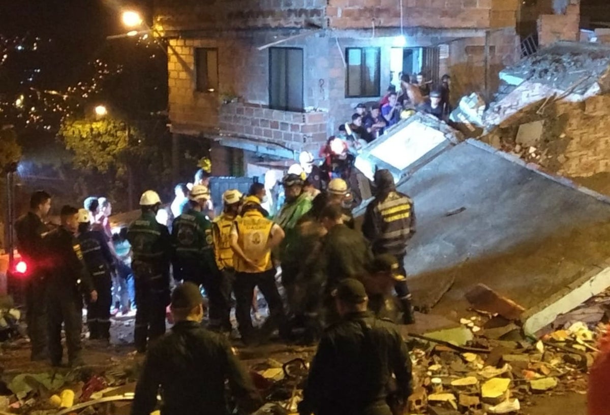 Colapsó vivienda en Medellín