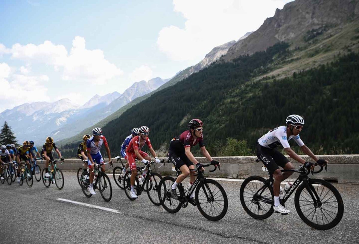 Egan Bernal, líder del Tour de Francia.