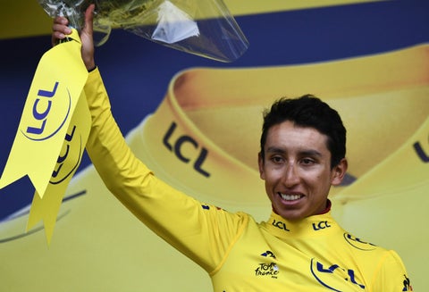 Egan Bernal, líder del Tour de Francia