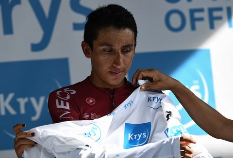 Egan Bernal, ciclista colombiano al servicio de Team Ineos