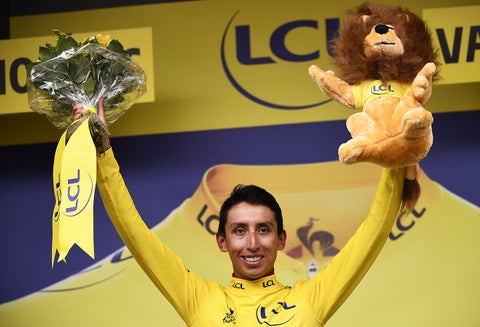Egan Bernal, ciclista colombiano campeón del Tour de Francia 2019