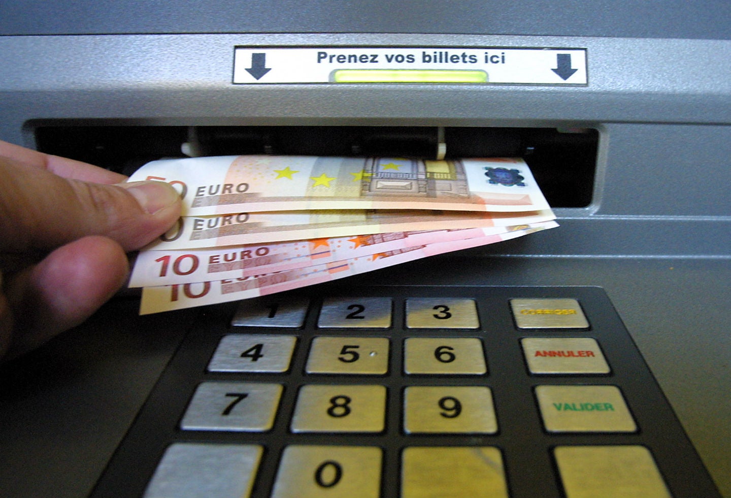 Euros billetes