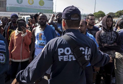 Frontera de México con Estados Unidos.