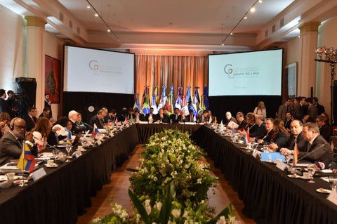 Reunión Grupo de Lima en Buenos Aires
