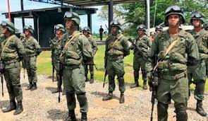 Guardia Venezolana en la zona de Frontera