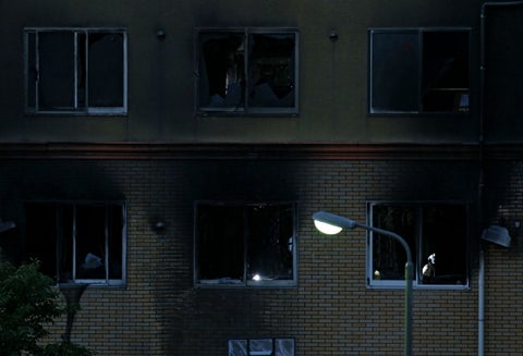 Incendio en estudio de animación de Kioto