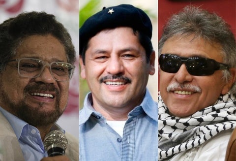 Iván Márquez, Romaña y Jesús Santrich
