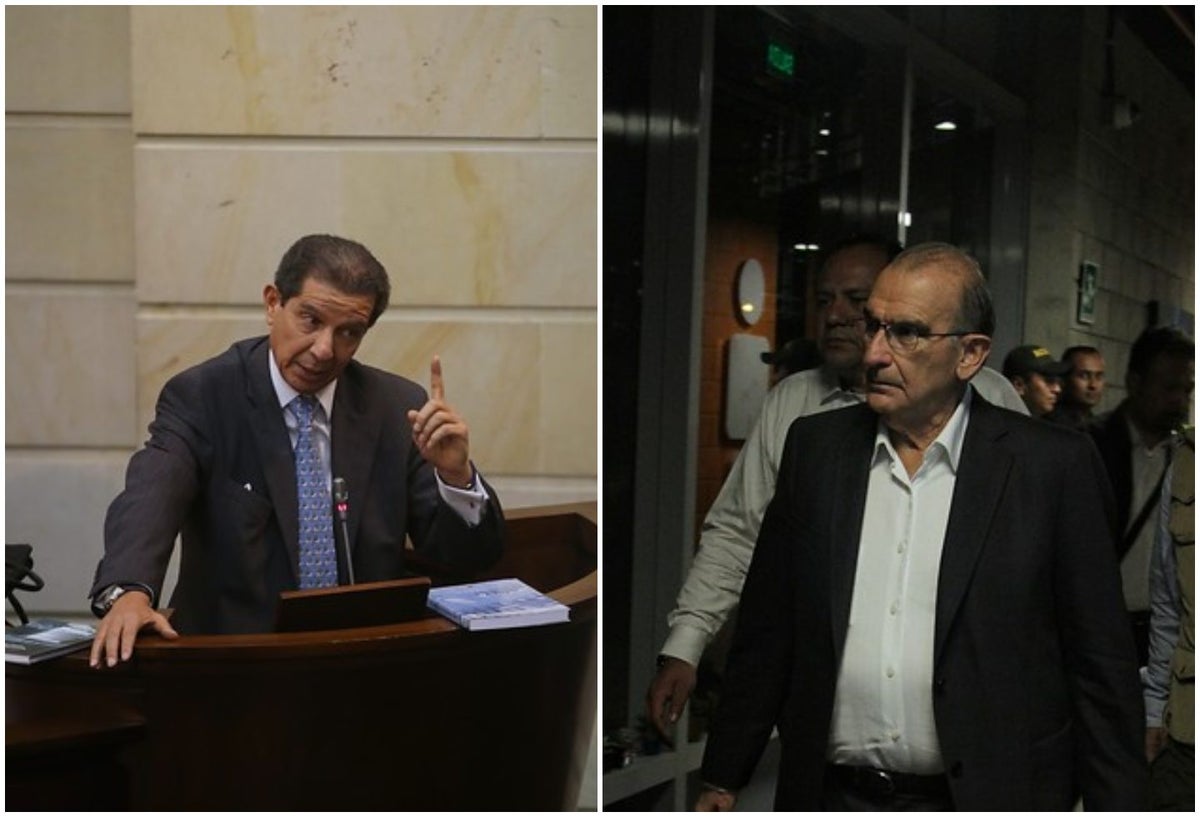 José Félix Lafaurie y Humberto de la Calle, presidente de Fedegán y ex jefe negociador del gobierno ante las Farc, respectivamente