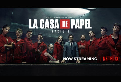 Foto promocional de la Casa de Papel 3